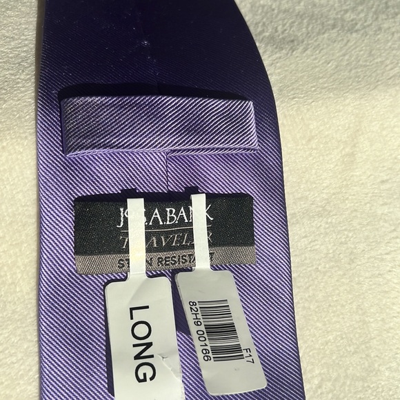Jos. A. Bank Traveler Collection Purple Long Tie - Picture 7 of 7